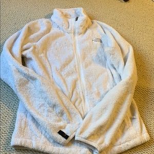 White north face fleece